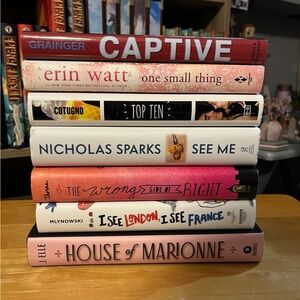 BUNDLE OF 7 YA HARDCOVER BOOKS